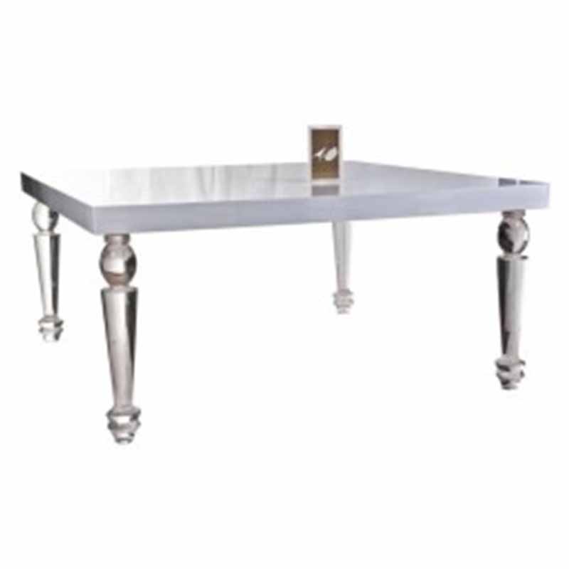 Bel Air Dining Table Clear Luxe Event Rentals Llc
