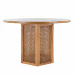 Havana Cane Dining Table Round