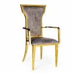 Tee Arm Chair Nuova Gold