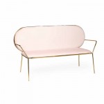 Ferbie Loveseat Gold