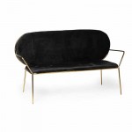 Ferbie Loveseat Gold