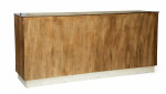 Wood Fluted Bar & Buffet