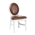 Alice Chair White Wood Frame