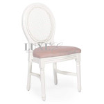 Alice Chair White Natural Cane Back