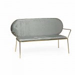 Ferbie Loveseat Gold