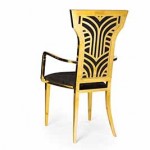 Tee Arm Chair Nuova Gold