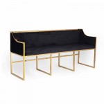 Hudson Loveseat Gold 