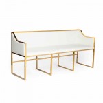 Hudson Loveseat Gold 