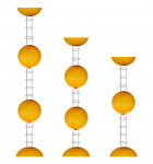 Francesco Candlestick Amber