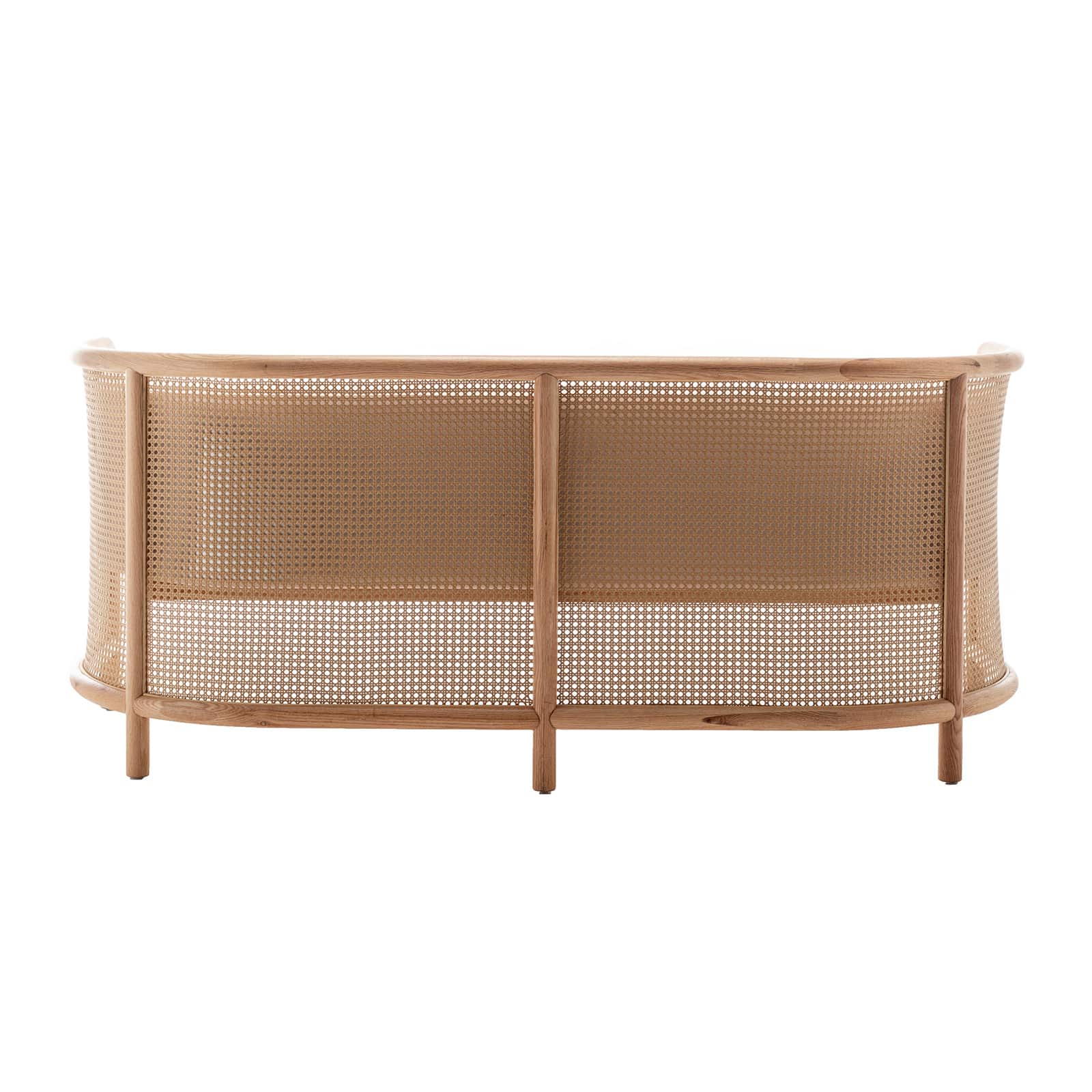 Grier Cane Sofa Luxe Event Rentals LLC