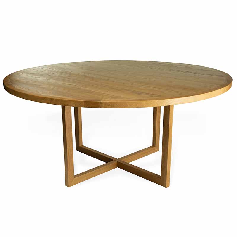 Russ Dining Table Round | Luxe Event Rentals LLC