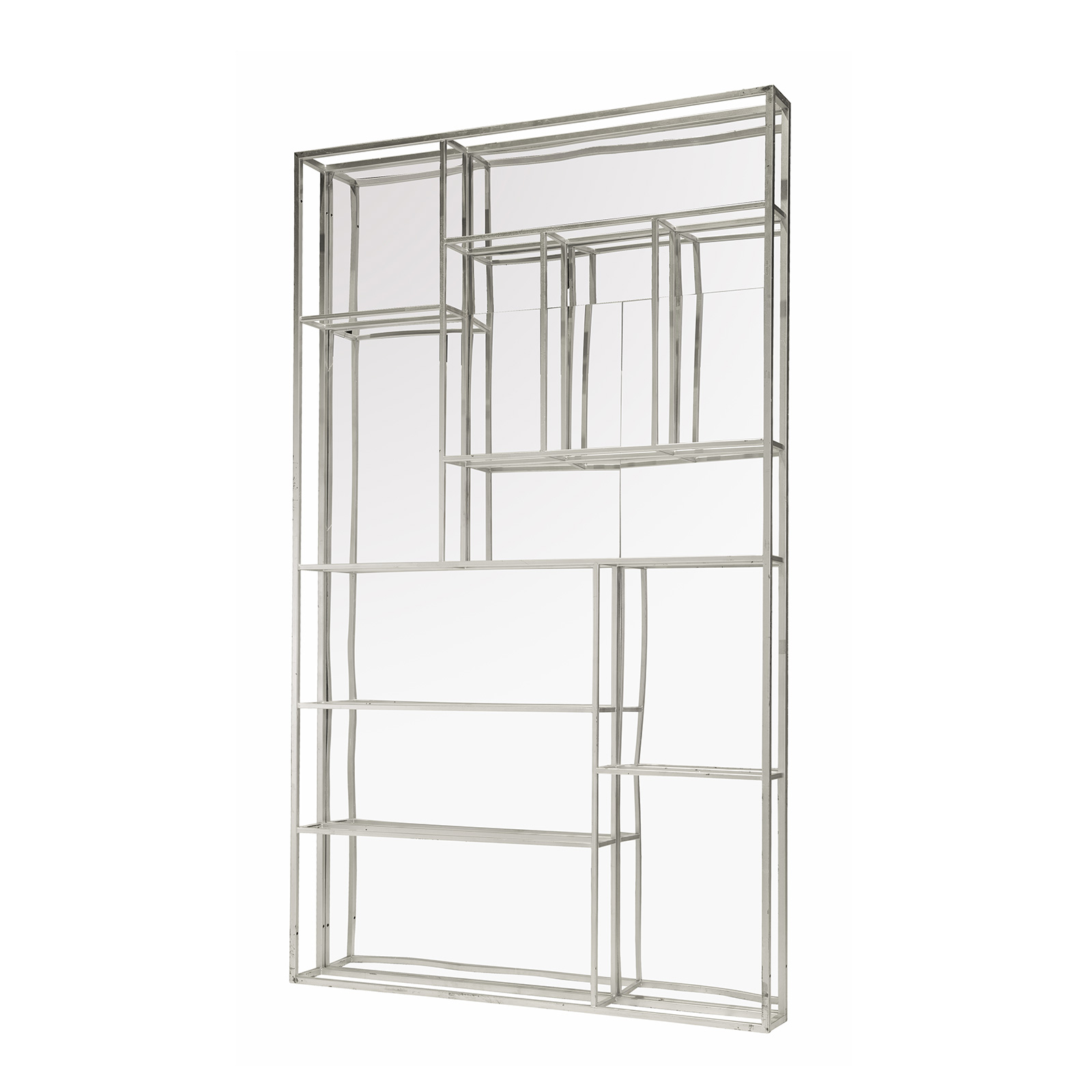 Geometric Grid Shelving